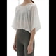 thumbnail image 2 of Camisa de Cuello Redondo Sin Espalda para Mujer, Blusa de Media con Protección Solar, Blusa Informal Holgada de Verano para Hacer Ejercicio y Vacaciones S, 2 of 8
