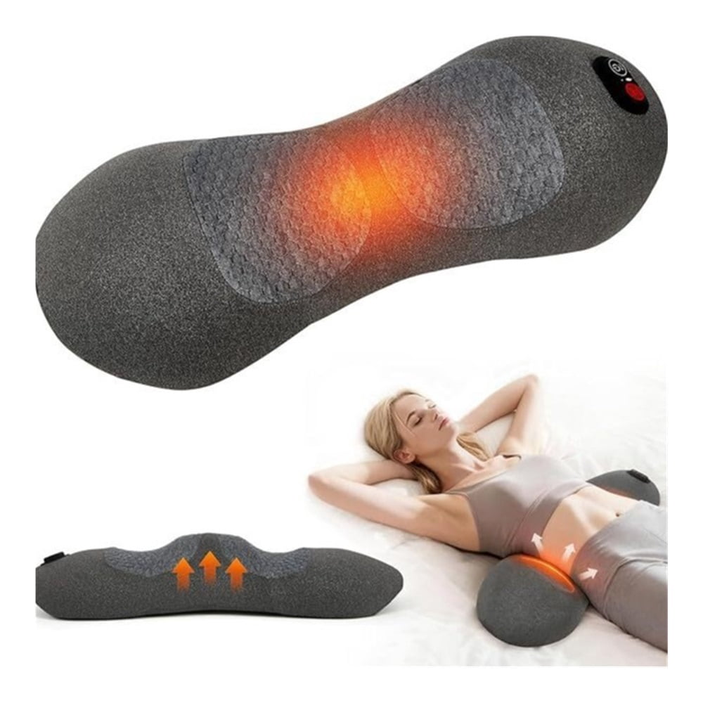Smooth Spine Triple Fusion Back Massager, 2026 New Triple Fusion Massager for Sciatica, with Electric Traction Lifting & Heat Compress, All-Round Support, Relieve Neck/Shoulder Discomfort