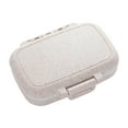 thumbnail image 1 of Pastillero de 3 Rejillas jinwen Estuche organizador de pastillas Beige, 1 of 8