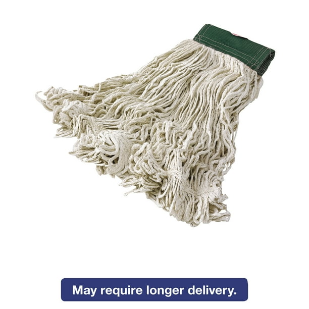 Rubbermaid Commercial Super Stitch Blend Mop Heads, Cotton/Synthetic