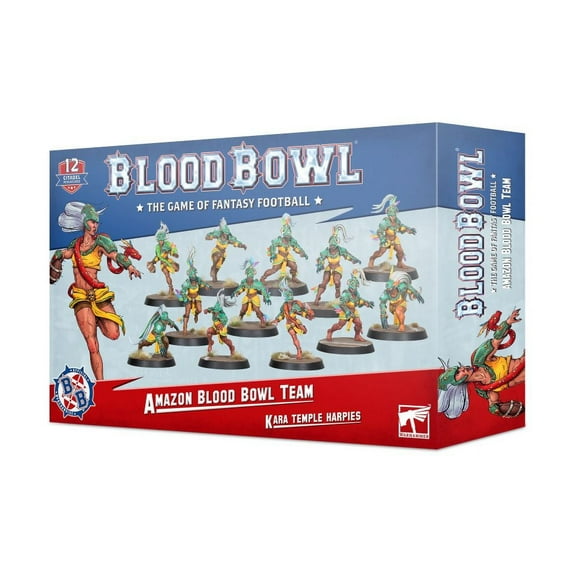Blood Bowl Amazon Team - Kara Temple Harpies