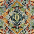 thumbnail image 5 of SAFAVIEH Blossom Everitt Floral Wool Fringed Area Rug, Blue/Multi, 5' x 8', 5 of 5