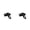 Black 2PCS, variant on Metal Hitch Trailer Hook for SCX10 90046 Traxxas TRX4 1/10 RC Crawler Car