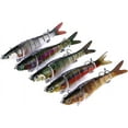 thumbnail image 1 of wqlpp-5 Pcs Kits de Leurres de Pêche, Leurres de Pêche Multi-Articulés pour Bar, Kit de Leurres de Pêche en Eau Salée à 7 Segments avec Boîte de Rangement, Appâts de Pêche, Accessoires de Pêche, 1 of 4