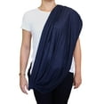 thumbnail image 4 of LK Baby Infinity Nursing Scarf Breastfeeding Cover Ultra Soft Breathable (Grey/Navy), 2pk, 4 of 11