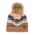 thumbnail image 5 of CC Beanie with Pom & Aztec Pattern, 5 of 9