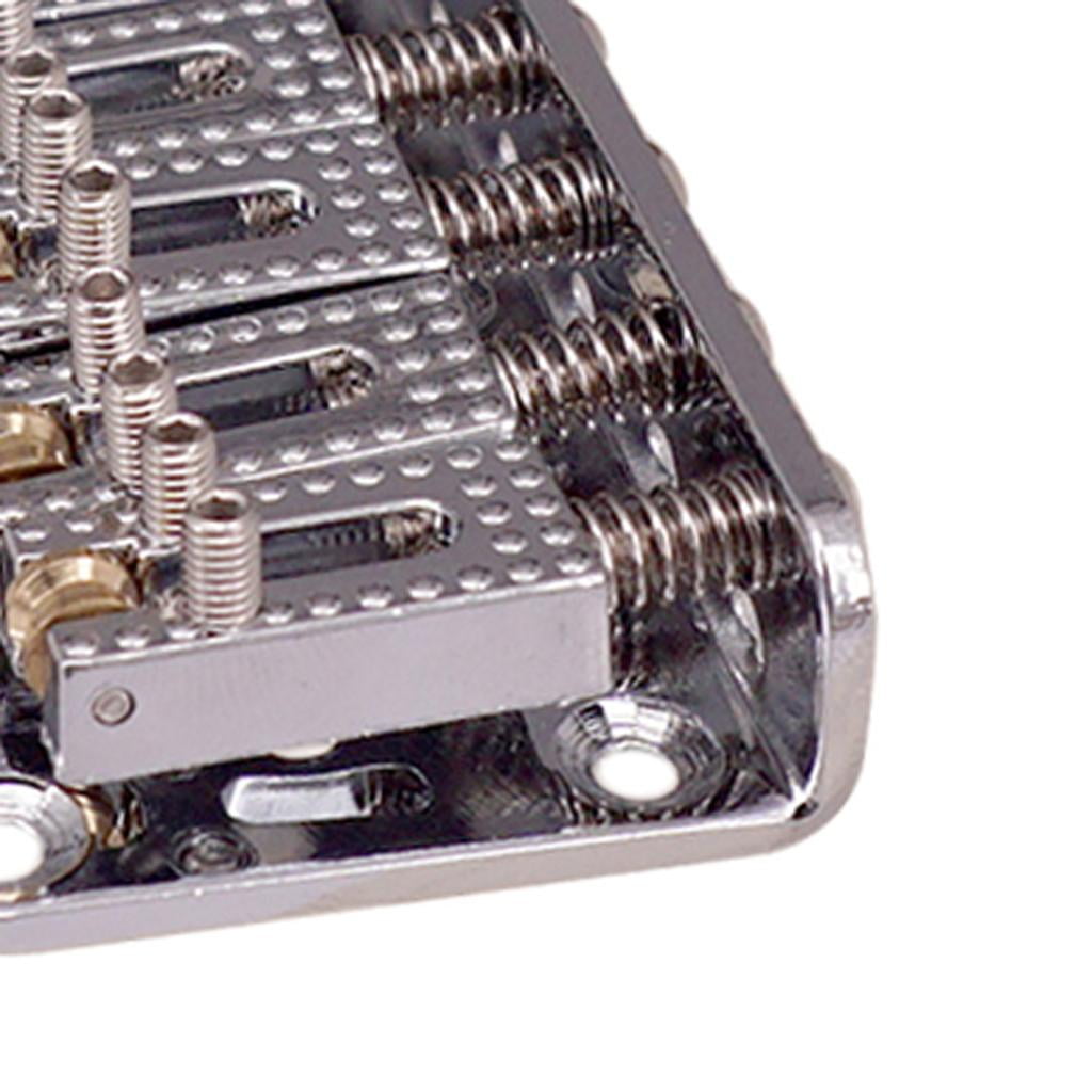 LeeQinersw 69mm Electric Guitar Fixed Hardtail Bridge+6R Sealed Gear Tuning Pegs Tuners