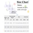 thumbnail image 7 of Aivtalk Training Bras for Girl Cotton Teenager Bralette Adjustable Soft Comfortable Lightly Padded Breathable Everyday Bra Crop Cami 3PC White-3pc 34/75, 7 of 7