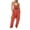 Y-Orange#women's loose sleeveless jumpsuits, variant on Comfy Jumpsuit for Women Loose Fit,Womens Casual Loose Sleeveless Adjustable Spaghetti Strap Jumpsuits Stretchy Wide Leg Rompers Long Pants with Pockets