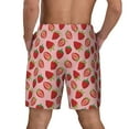 thumbnail image 2 of Rocae Strawberries for Men's Swim Trunks Quick Dry With Two Side Pockets and One Lined Patch Pocket3X-Large, 2 of 9