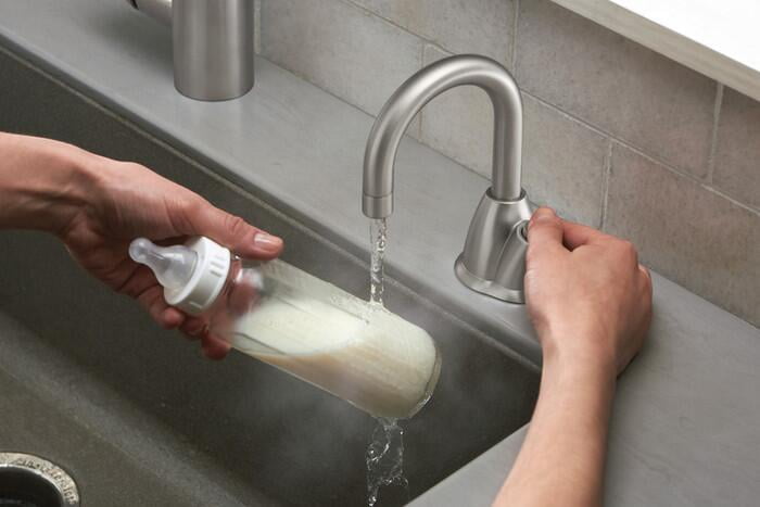 InSinkErator H-HOT-100-SN Instant Hot Water Dispenser with 200-F Water; 2/3  Gallon Tank; 60 Cups/Hour and Self-Closing Valve in Satin Nickel -  Walmart.com