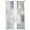 Multi, variant on Blue Brown Color Blocks Sheer Curtains 84 Inch Length 2 Panels Set, Modern Abstract Oil Painting Art Voile Window Treatment Rod Pocket Curtains Sheers Drapes for Bedroom/Living Room/Kitchen 52"x84"x2