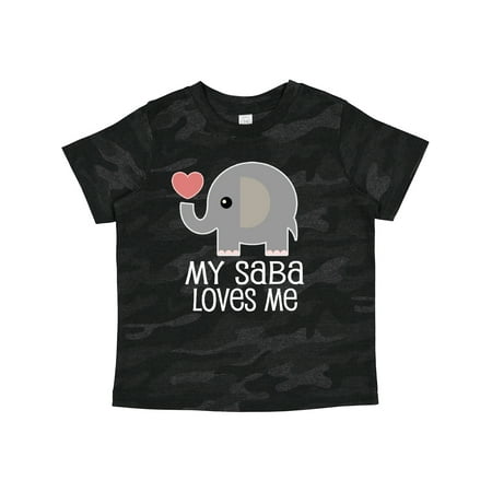 

Inktastic My Saba Loves Me Grandchild Boys or Girls Toddler T-Shirt