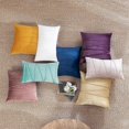 thumbnail image 5 of SZTXJ Set of 2 30x50CM Cyan Velvet Cushion Covers with Decorative Stripes Hand Sewn Rectangular Soft Bohemian Comfortable Simple Durable for Sofa Couc, 5 of 5