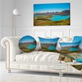 thumbnail image 3 of Designart Fantastic Calm Landscape of New Zealand - Landscape Printed Throw Pillow - 12x20, 3 of 5