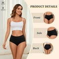 thumbnail image 6 of 8PCS Women's Panties High-Waisted Belly Retraction C-Recovery Panties, 6 of 8
