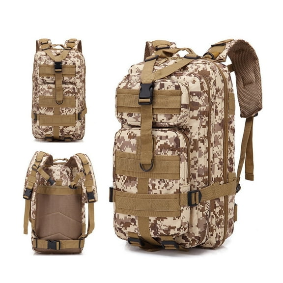 New Travel Backpack Camping Outdoor Camouflage Waterproof High Capacity Sports Travel Hiking Bag, Choose from four colors