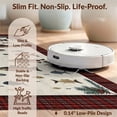 thumbnail image 6 of Design&I 9'x12' Washable Area Rug Fish Cabin Distressed Plaid Border Motif Farmhouse Fishing Clownfish for Dining Room, Basement, Large Office, Snag-Free, 6 of 7
