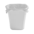 Sterilite 3 Gal. Rectangular Wastebasket Plastic, White