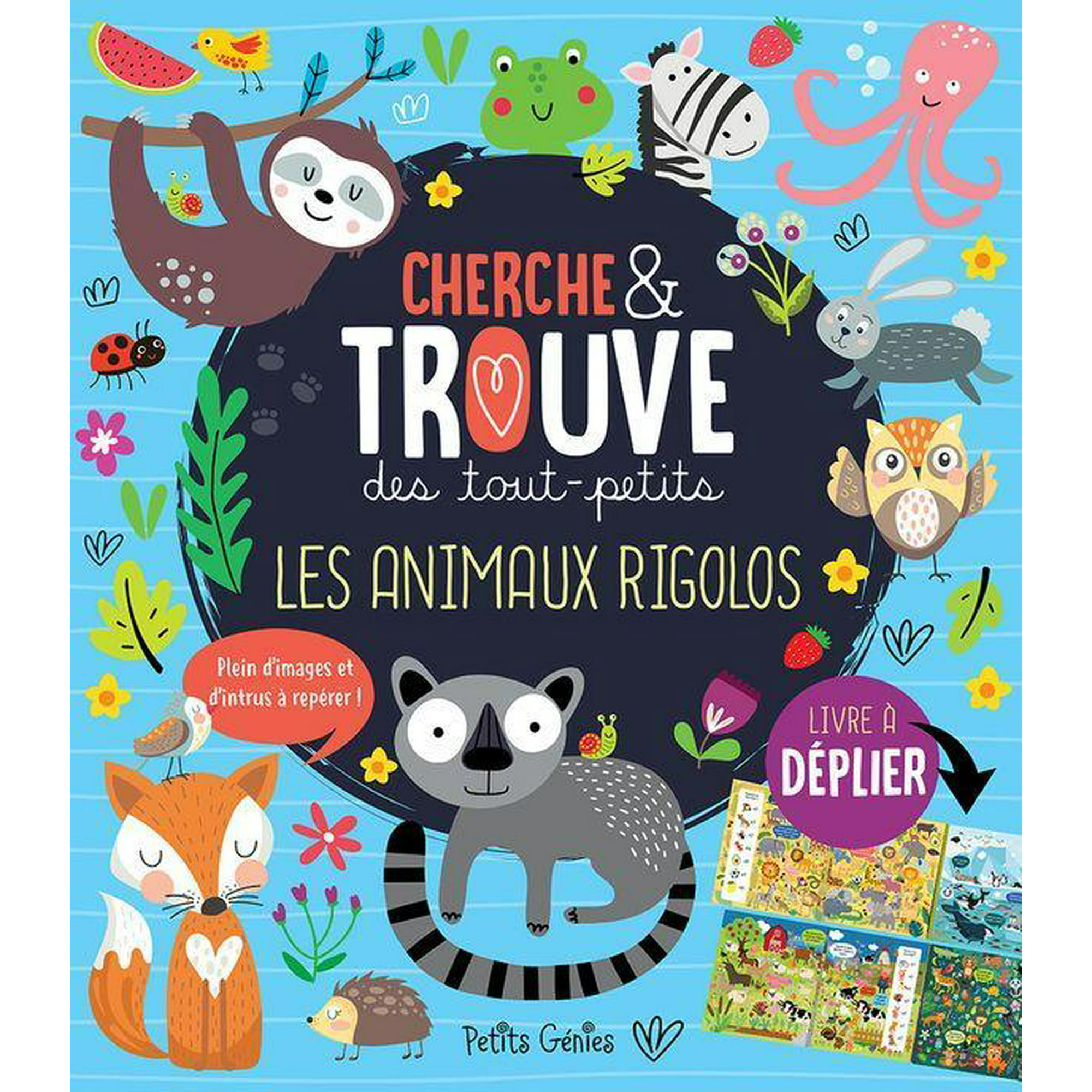 Cherche et trouve des tout-petits : Les animaux Rigolos (French Book)