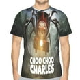 thumbnail image 5 of Unisex 3D Print Choo Choo Charles T Shirts Graphic Design Casual Summer Short Sleeve Fashion Tees Shirt for Men Women, 5 of 8
