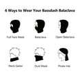 thumbnail image 3 of Bassdash Winter Balaclava Ninja Hood Mask Men's Women's Fleece Ski Neck Gaiter for Cold Weather Fishing Hunting Snowboarding Cycling Motorcycling Hiking, 3 of 6