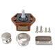 thumbnail image 4 of Diameter 20mm Camper Car Push Lock RV Caravan Boat Drawer Latch Button Locks For Furniture Hardware U90C, 4 of 5