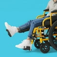 thumbnail image 3 of Smilez Pediatric Wheelchair Yellow 14" Seat Width, All Accessories Included, 3 of 14