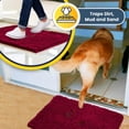 thumbnail image 6 of Muddy Mat® Original Dog Door Mat for Muddy Paws, Super Absorbent Microfiber, Non-Slip Washable Pet Rug, Quick Dry Chenille Entryway Carpet, Machine Washable Indoor Outdoor mat, Maroon 19"x30", 6 of 6
