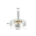 thumbnail image 2 of Uxcell 0.87'' Mirror Screw Decorative Cap Cover Nail  Stainless Steel Silver Tone 4pcs, 2 of 5
