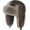 Brown, variant on CoCoMangos Mens Faux Fur Ushanka Trapper Hat Russian Cossack Faux Leather Winter Trooper Hat with Ear Flaps Furry Ski Hunter Cap Women