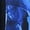 Blue, variant on Mnycxen Mens Kimono Cardigan Oversize Shirts Printed Shirt