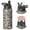 Black-4, variant on Camouflage Insulated Stainless Steel Water Bottle with Straw & Cleaning Brush – 18 Oz | Leakproof, BPA-Free, 304 Stainless Steel, Wide Mouth, Travel Mug for Car, Gym, Office