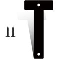 thumbnail image 1 of 12 Inch Modern Metal House Numbers, Metal Letter, Black Door Number, Metal Mailbox Numbers and Letters, Metal House Address Letters and Numbers for Outside Signs (T), 1 of 8