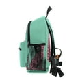 thumbnail image 4 of FORMRS School Backpack with Front Zippered Pocket 12" Student Travel Daypack, Pink Cheetah, 4 of 6