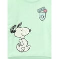 thumbnail image 2 of Snoopy Girls Graphic Plush Sweatshirt with Embroidery, Sizes 4-16, 2 of 3