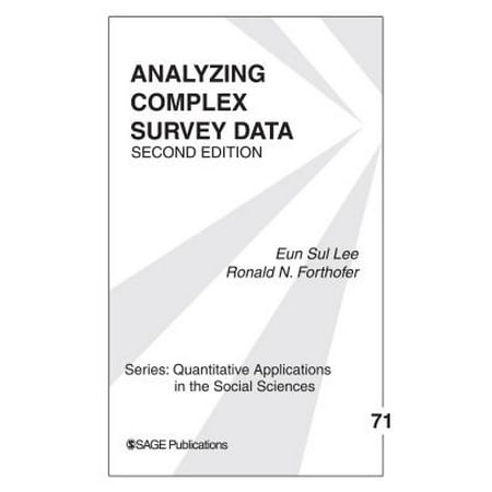 Analyzing Complex Survey Data - eBook (Best Way To Analyze Survey Data)