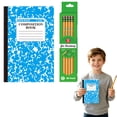 thumbnail image 2 of Notebook Paper College Ruled,Composition Notebook Wide Ruled,Graphing Notebook,A5 Stitched Notebook,Multi Subject Notebook,Marble Composition Notebook College Ruled,,30 sheets 60 Pages,Sky Blue, 2 of 9