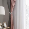 thumbnail image 5 of Paquete de 4 alzapaños magnéticos para cortinas, alzapaños decorativos para cortinas de ventanas, prácticos alzapaños de cuerda drapeada estilo octágono (gris) JAMW Sencillez, 5 of 5