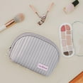 thumbnail image 3 of Cute Makeup Bag Mini Cosmetic Pouch For Women Small Quilted Beauty Bag Handy Zipper Pouch Neon Makeup Organizer Portable Nail Storage Makeup Storage Organizer Case Cosmetics Travel Case for Toiletries, 3 of 3