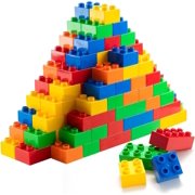 150-Piece Building Blocks Set for Kids - 5-Color Building Bricks for Toddler Development, Creativity, and Motor Skills - Toys for Boys and Girls - Compatible with Major Brands