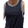 thumbnail image 2 of Cilcicy Jersey Clorblock Undershirts Sleeveless Tank Top Men, 2 of 5