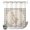 Cream, Tan, Beige, Linen, variant on No Hook Shower Curtain, Field Mouse Shower Curtains for Bathroom with See Through Top Window, Farmhouse Grey Plaid Vintage Animals Waterproof & Washable Bath Curtain 66"x72"