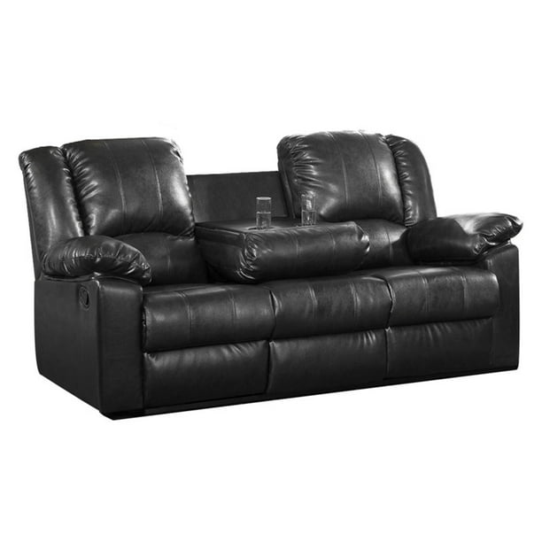 Burgas Reclining Sofa With Drop Down Cup Holder Com Burgas Reclining Sofa With Drop Down, Reclining Sofa With Drink Holder