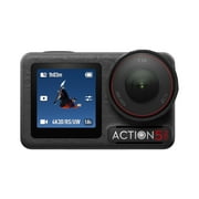 DJI Osmo Action 5 Pro Adventure Combo - Action Camera Waterproof with 4K UHD Video, 1/1.3 Sensor, Dual Screens, Stabilization, For Vlogging, Sports & Travel + 64GB Card & 50 Piece Accessory Kit