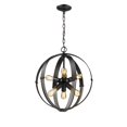 thumbnail image 2 of Golden Lighting 7001-6P ABZ Six Light Pendant, 2 of 7