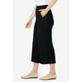 thumbnail image 3 of Woman Within Plus Size 7-Day Knit Culotte, 3 of 5