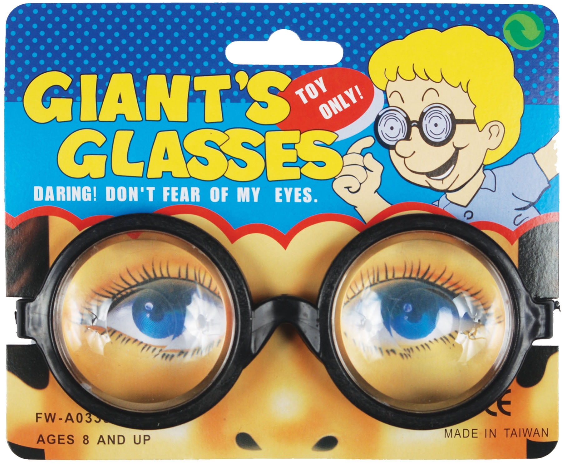 Fancy Dress Giants Nerd Accessory Geek Thick Black Geeky Giant's Glasses 