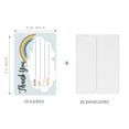 thumbnail image 4 of Koyal Wholesale Kids Fill in the Blank Thank You Cards 20 Cards Including Envelopes Rainbows and Clouds, 4 of 5