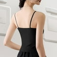 thumbnail image 4 of Xixinqiwan No Boundaries Women Tank Tops Clearance under $5,Women Seamless Fitted Camisole Spaghetti Strap Silk Cami Tops Stretchable Knit Tank Undershirt for Layerling, 4 of 4